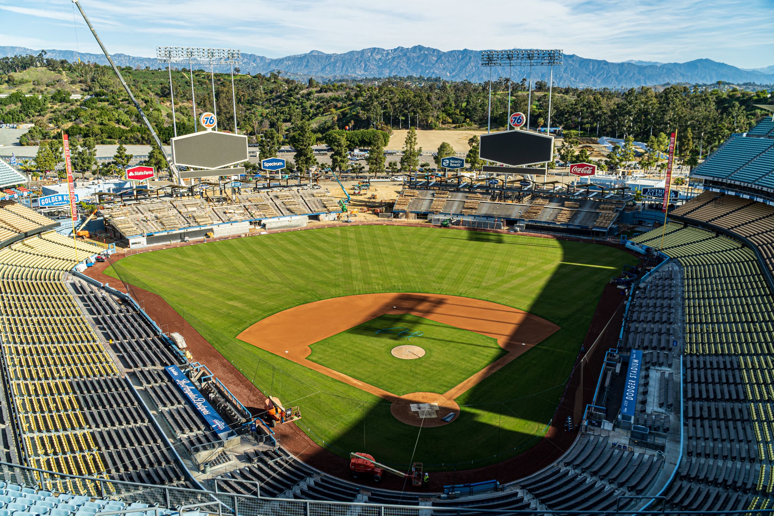 The MLB playoff bubble including games played at Dodgers Stadium in Los Angeles, California in front of no fans. (Photo by Sung Shin on Unsplash)